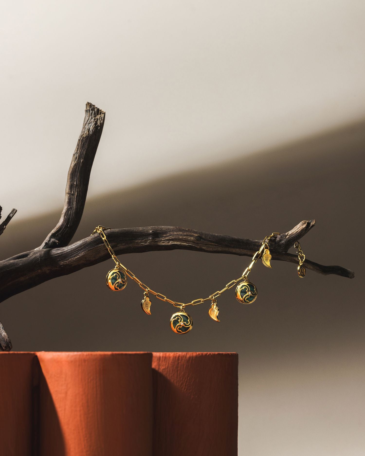 Celestia Trinity Charm Bracelet